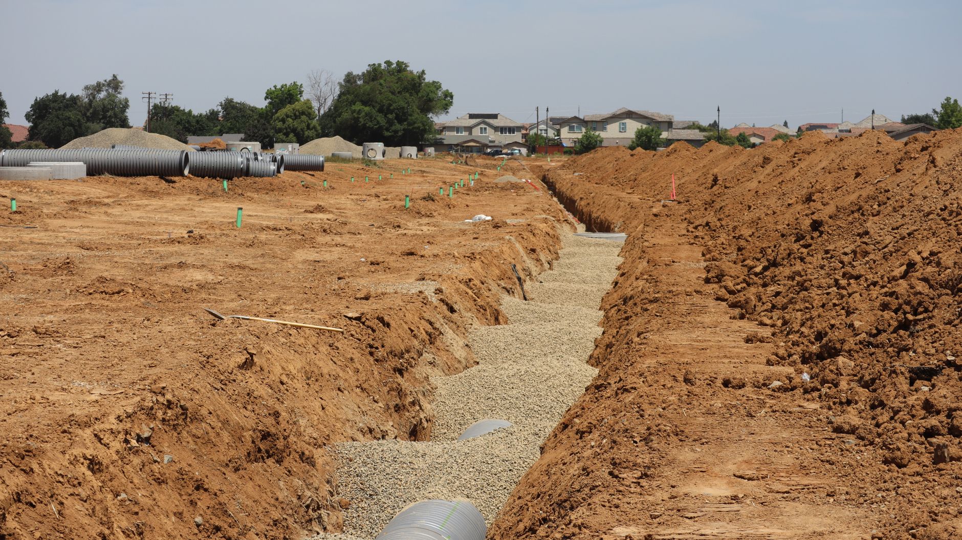 New Home Septic Tank Installation