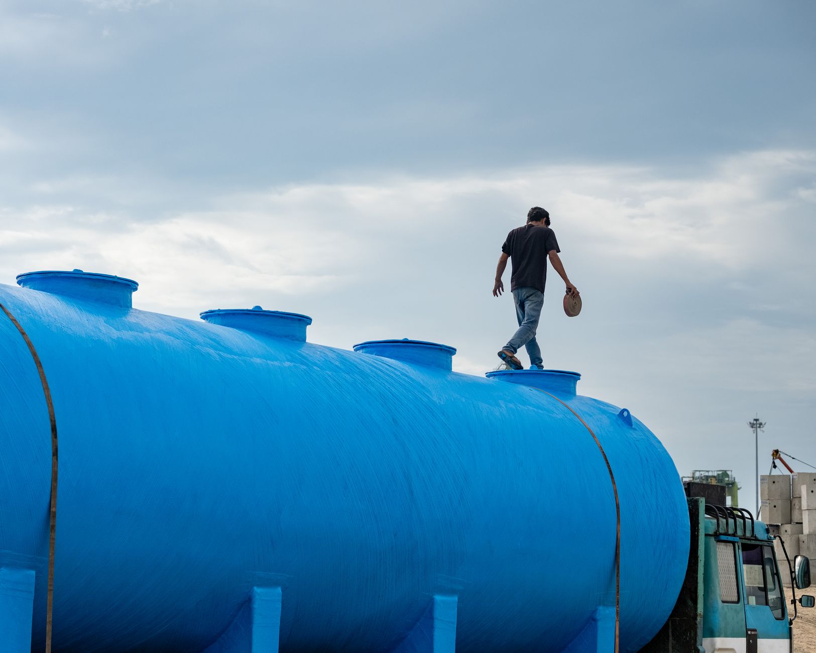 Plastic Septic Tank Installation